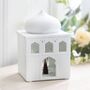 Eid Gifts White Mosque Oil Burner, thumbnail 1 of 8