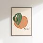 Nice Bum Print Bathroom Wall Art, thumbnail 1 of 5