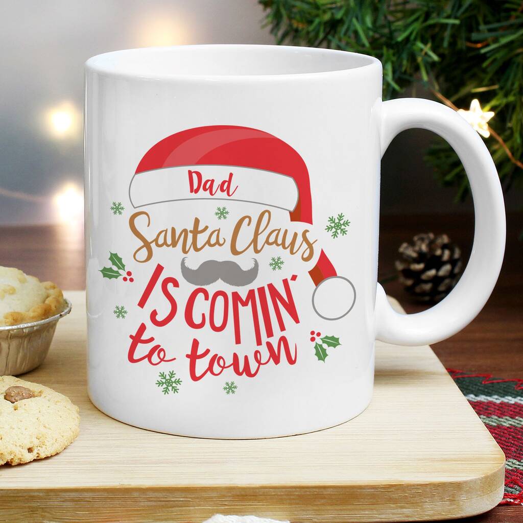 Personalised Santa Claus Mug By Bella Personalised Gifts