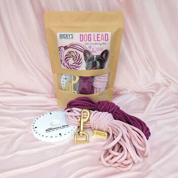 Make Your Own Pink Dog Lead Craft Kit, 7 of 8