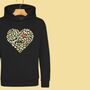 'Leopard Heart Of Hearts' Kids Hoodie, thumbnail 2 of 7