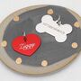 Personalised Heart Or Bone Dog ID Tag, thumbnail 1 of 3