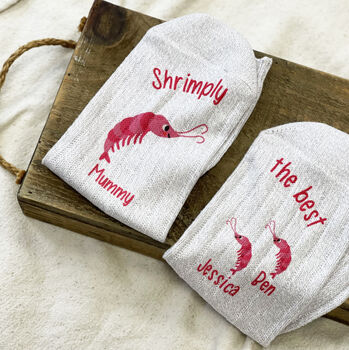 Mother's Day Shrimp Snug Socks, 2 of 4