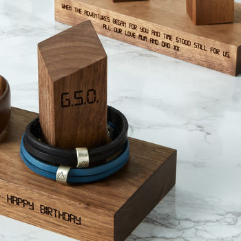 Personalised Time And Date Double Watch Stand, 4 of 5