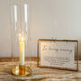 Gold And Glass Candlestick Holder Hurricane Surround, thumbnail 1 of 6