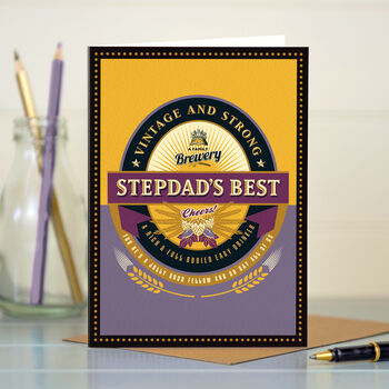 Card For Your Step Dad ‘Stepdad’s Best’, 2 of 3