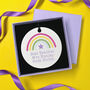 End Of Term Rainbow Thank You Card, thumbnail 5 of 6