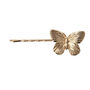 Gold Butterfly Hair Clips, thumbnail 3 of 8