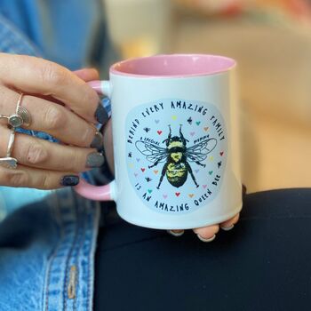 Queen Bee Personalised Mug For Mum Or Grandma, 5 of 5
