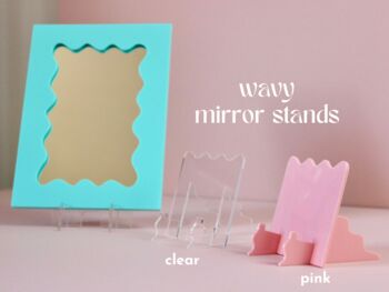 Wavy Frame Mirror, For 7x5” Mirrors, Photos And Prints, 3 of 10