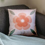 Personalised Birth Flower Patterned Cushion, thumbnail 1 of 7