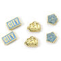 Manchester City Football Club Set Of Three Stud Earrings, thumbnail 4 of 7