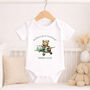 Personalised First Holiday Baby Grow, thumbnail 1 of 7