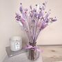 Lilac Dried Flower Arrangement With Vase, thumbnail 1 of 2