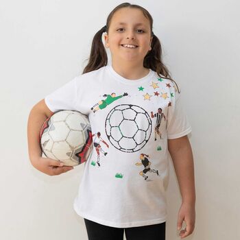 Football T Shirt Painting Stencil Kit, 6 of 10