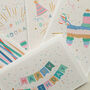 Set Of Five Birthday Cards With Gold Details, thumbnail 1 of 8