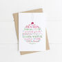 Hand Lettered Welsh Bauble Christmas Card, thumbnail 1 of 3