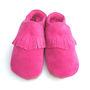 Moccasin Suede Soft Baby Shoes, thumbnail 4 of 5