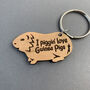 I Piggin Love Guinea Pigs Keyring. Can Be Personalised, thumbnail 7 of 9