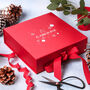 Minimalist Christmas Gift Box With Personalised Name, thumbnail 5 of 6