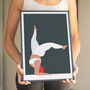 Zen Art Print For Yoga Lover, thumbnail 5 of 6