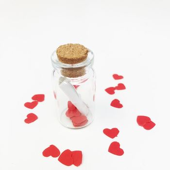 Personalised Confetti Love Letter In A Bottle, 3 of 3