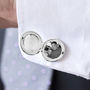 Remembrance Forever In My Heart Locket Cufflinks, thumbnail 3 of 10