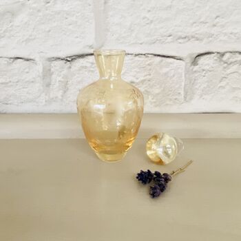 Rare Vintage Decorative Golden Glass Perfume Bottle ~ 25, 4 of 6