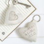 Personalised Initial Heart Keyring Gift, thumbnail 6 of 12