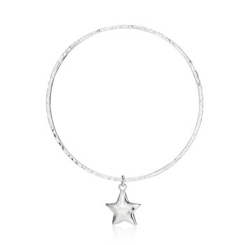 Personalised Star Charm Bangle, 6 of 10