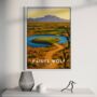 Paiute Wolf Golf Course Poster – Golf Wall Art Print | Gift For Golfers, Dad, Husband, Golf Gift For Him, thumbnail 1 of 2
