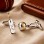 Personalised Cricket Cufflinks, thumbnail 1 of 8