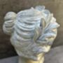 38cm Grey Female Bust Statue Elegant Lady Head Decor, thumbnail 12 of 12