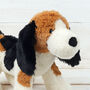 Puppy Hound Dog With Personalised Heart Keepsake, thumbnail 5 of 6