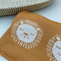 Personalised Knitted Lion Blanket, thumbnail 1 of 7