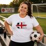 I Play Like A Lioness Football T Shirt, thumbnail 1 of 10