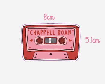 Chappell Roan Inspired Cassette Tape Sticker, 2 of 2