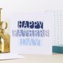Happy Father's Day Stamped Style Card, thumbnail 5 of 8