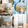 Personalised Chihuahua Dog Beach Walk Collection, thumbnail 1 of 8