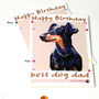 Personalised 'Nellie' Dog Birthday Card, thumbnail 5 of 9