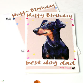Personalised 'Nellie' Dog Birthday Card, 5 of 9
