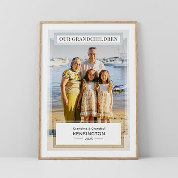 Our Grandchildren Photo Print Personalised Grandchildren Gift, 2 of 6