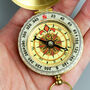 Personalised Travel Compass Gift For Travellers, thumbnail 4 of 7