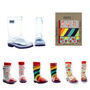 Squelch Transparent Wellies And Three Sock Set Pigs, thumbnail 2 of 7