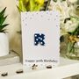Personalised Alphabet Letter Any Age Birthday Card, thumbnail 3 of 3