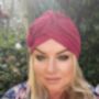 Chemo Turban With Added Sequin Detailing, thumbnail 11 of 12