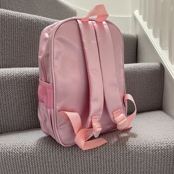 Personalised Childrens Ballerina Dance Backpack, 3 of 4