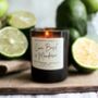 Lime, Basil And Mandarin Scented Soy Candle, thumbnail 1 of 2