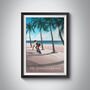 Go Longboarding Travel Poster Art Print, thumbnail 1 of 8