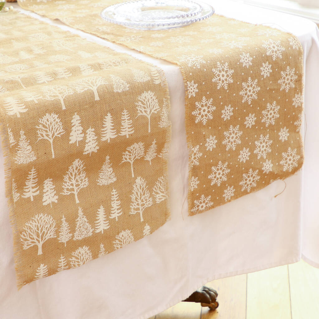 Country Christmas Table Runner Decoration, 1 of 2